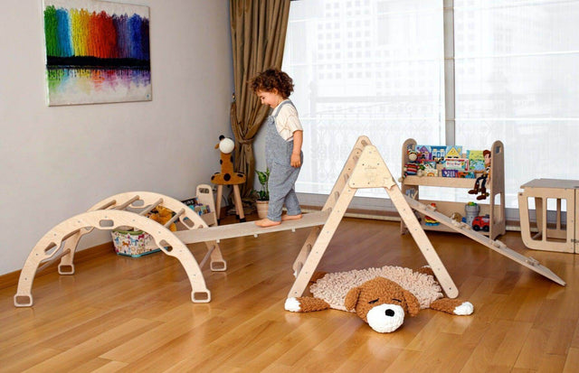 4 Pieces Set Climbing Triangle-Arch Rocker-XL Pillow and Ramp - Kidodido