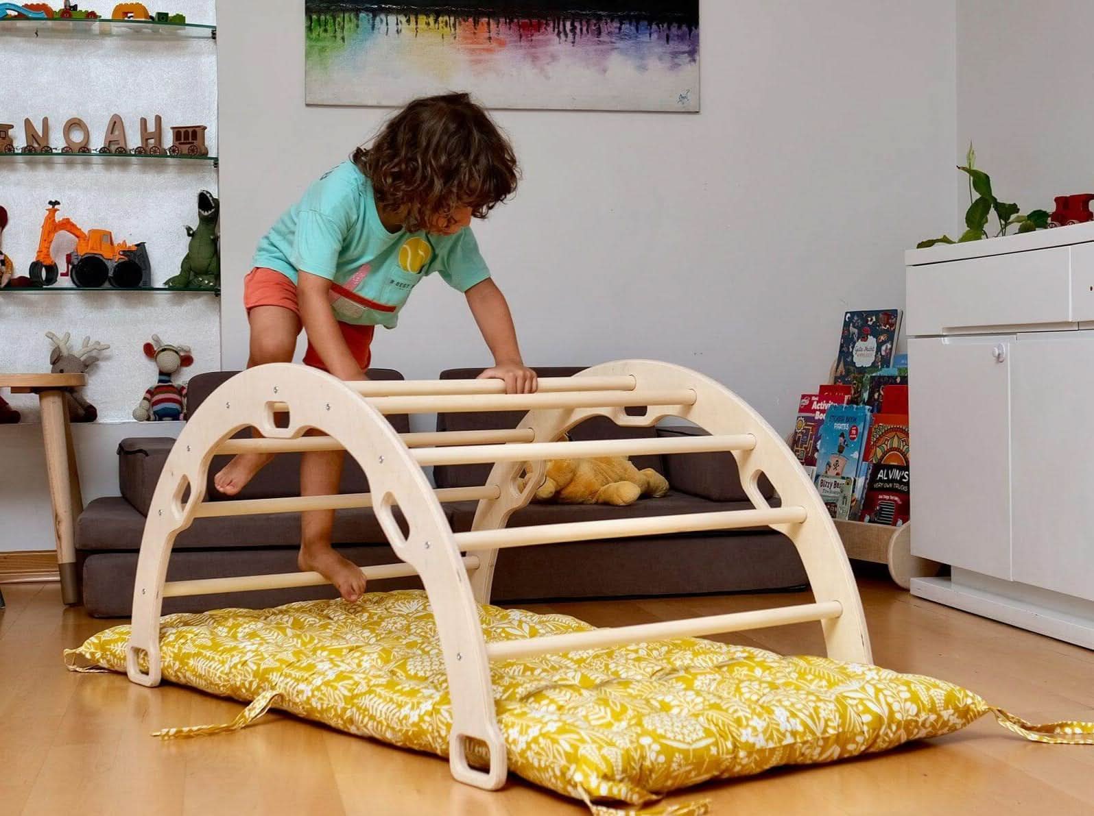 Multifunctional use of the Arch - Rocker and Pillow - Kidodido