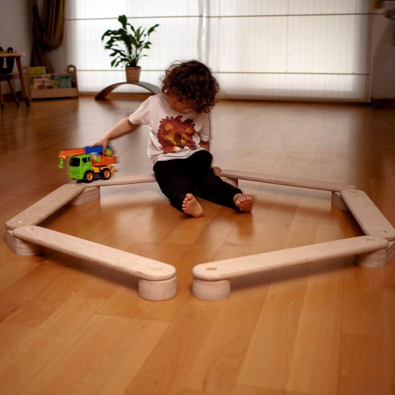 Balance Beam and Stepping Stones Set - Kidodido