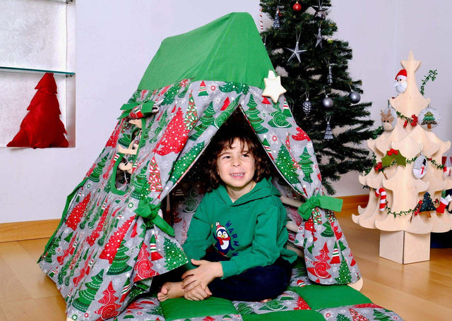 Climbing Triangle with Tent Cover, Mat, Ramp - Kidodido