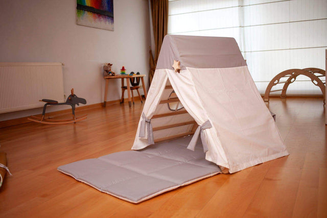 Climbing Triangle with Tent Cover, Mat, Ramp - Kidodido