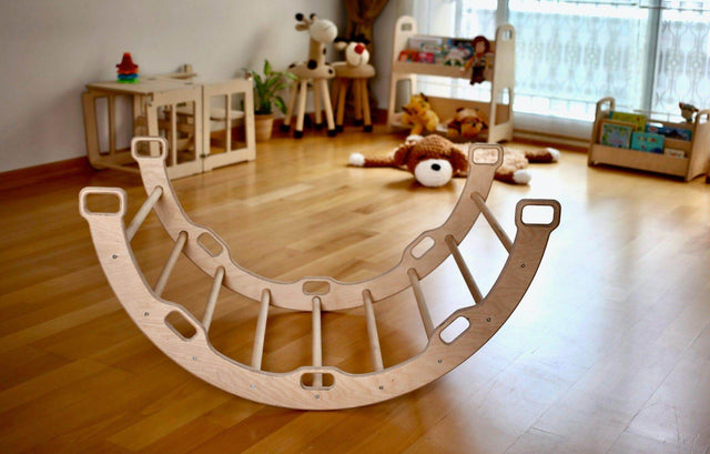 Montessori Arch with XL Forest Design Pillow - Kidodido