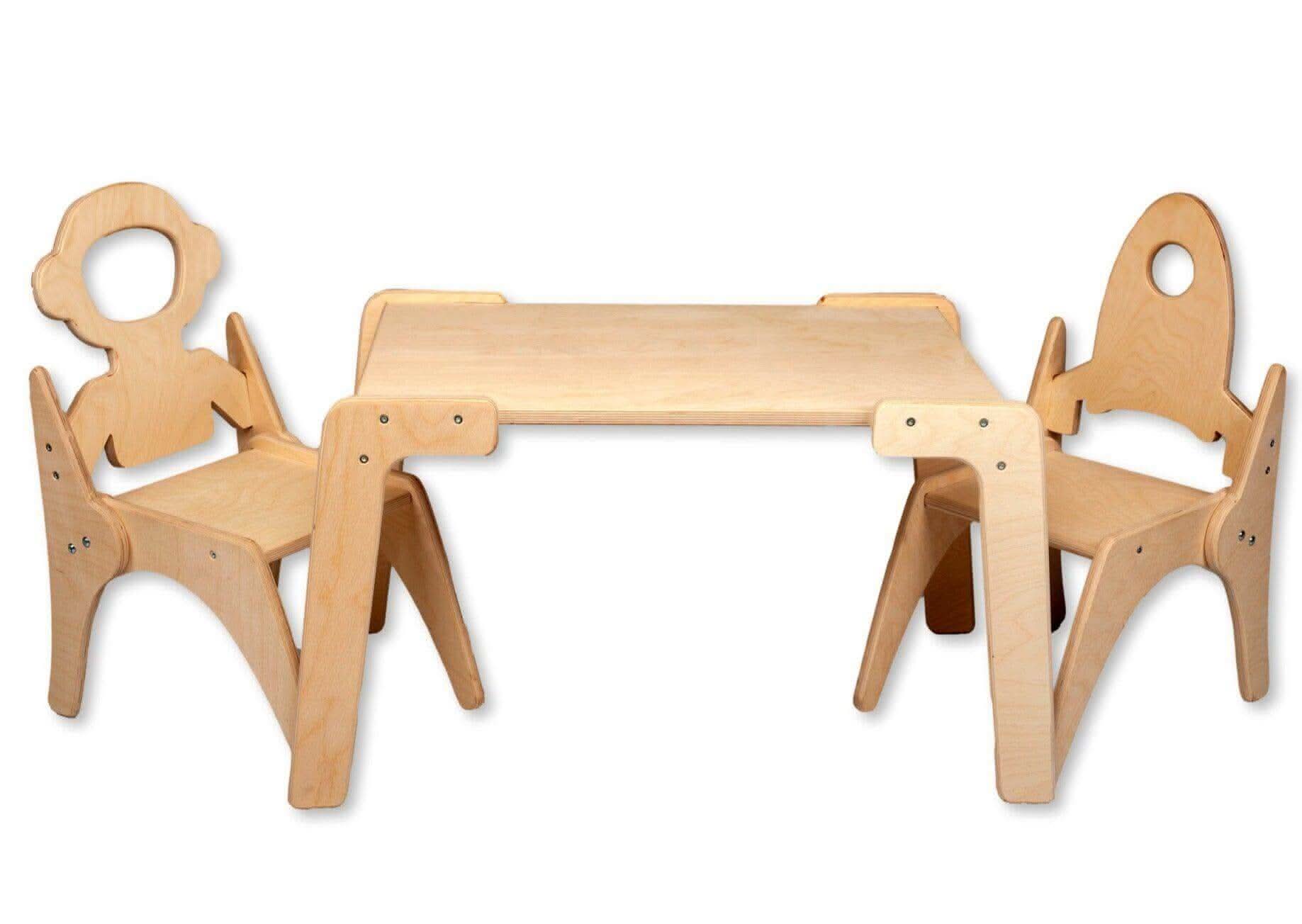 Montessori Table and Chair Set - Kidodido
