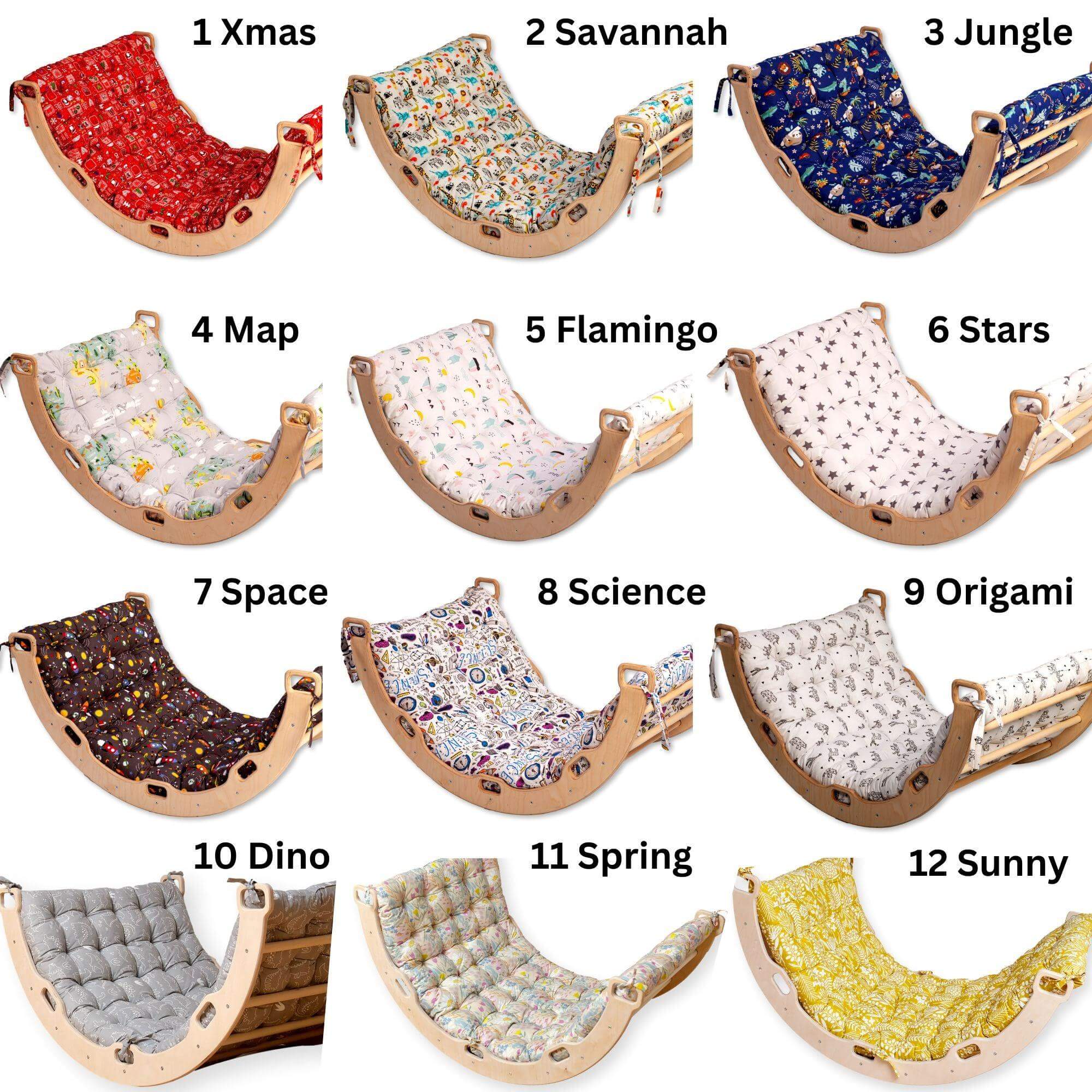 Pillow for Arch Rocker, 100% Cotton Baby Pillow, Cushion for Climbing Arch,  Montessori Furniture 