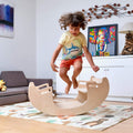 2in1 Montessori Wooden Seesaw and Table Chair Set - Kidodido
