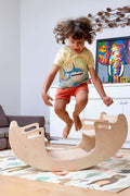 2in1 Montessori Wooden Seesaw and Table Chair Set - Kidodido