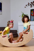 Montessori Wooden Seesaw & Table Chair Set - Eco-Friendly Kids Furniture - Kidodido