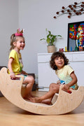 2in1 Montessori Wooden Seesaw and Table Chair Set - Kidodido