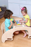 2in1 Montessori Wooden Seesaw and Table Chair Set - Kidodido