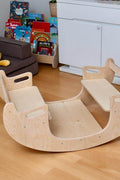 2in1 Montessori Wooden Seesaw and Table Chair Set - Kidodido