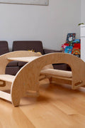 2in1 Montessori Wooden Seesaw and Table Chair Set - Kidodido