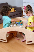 2in1 Montessori Wooden Seesaw and Table Chair Set - Kidodido