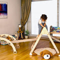 Montessori Climbing Set in indoor play setup- Kidodido