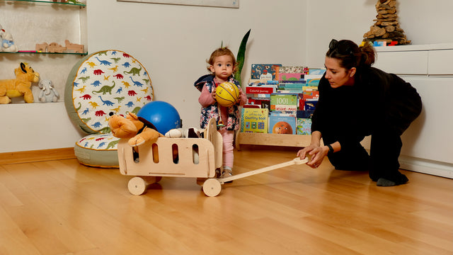 Montessori Wooden Toy Storage Organizer | Eco-Friendly Nursery & Playroom Toy Chest | Kids Furniture & Baby Gift