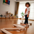 Montessori Balance Beam Set in indoor play setup - Kidodido