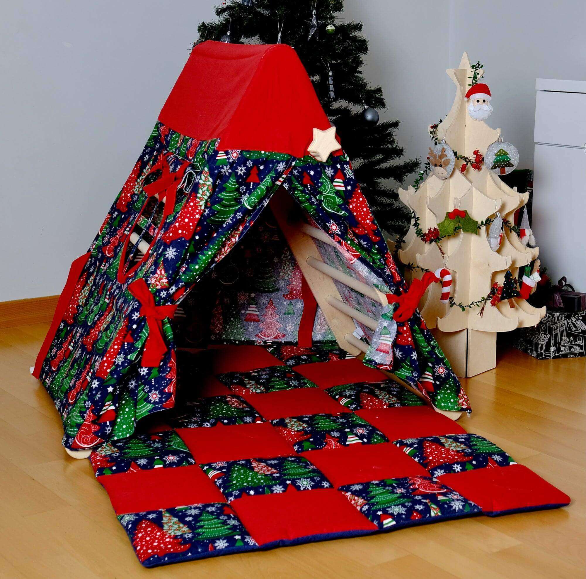 Christmas store play tent