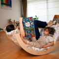 Climbing Arch with Flamingo Pillow - Montessori Play Set - Kidodido