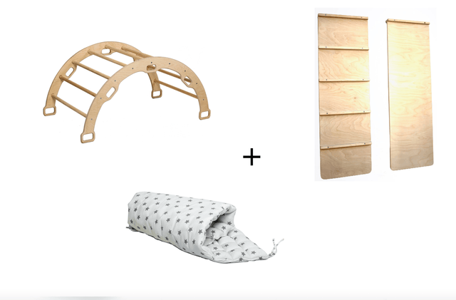 Climbing Arch with XL Pillow and Ramp - Kidodido
