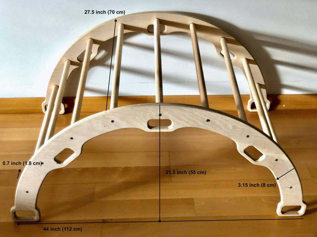 Climbing Arch/Rocker with 2 Ramps - Kidodido