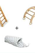 Climbing Triangle with Arch/Rocker and Star Pillow - Kidodido