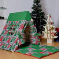 Climbing Triangle with Christmas Tent Cover, Mat, Ramp - Kidodido