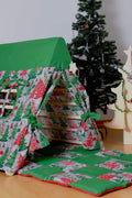 Climbing Triangle with Christmas Tent Cover, Mat, Ramp - Kidodido