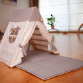 Comfortable Tent Cover and Play Mat for Kids' Play Area - Kidodido