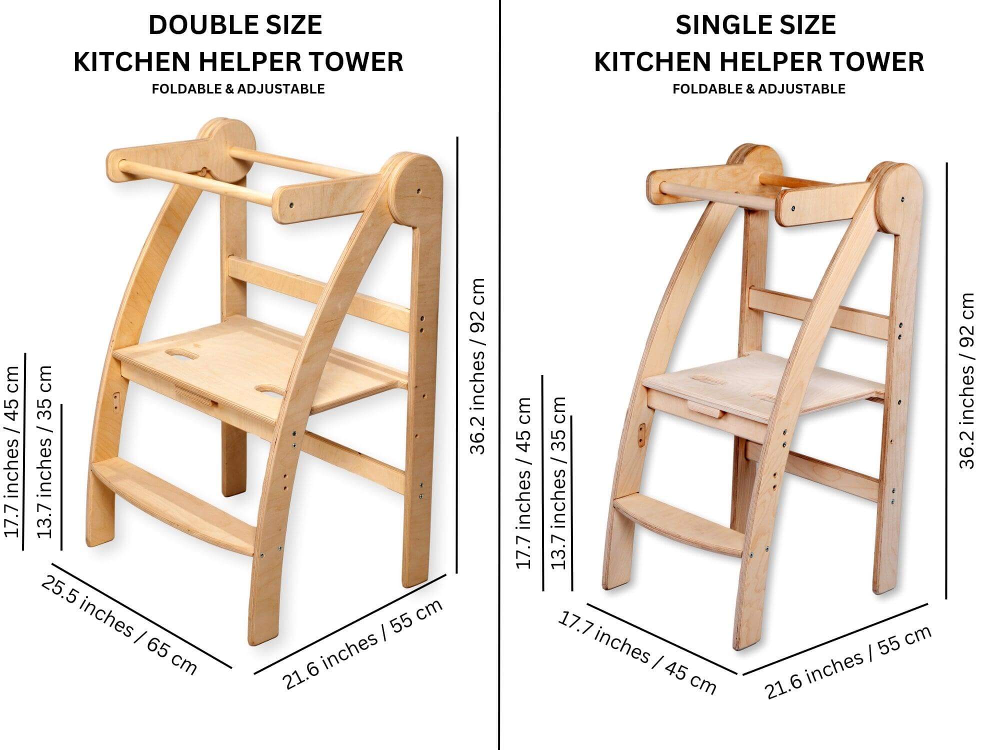 Double Montessori Kitchen Tower Kidodido