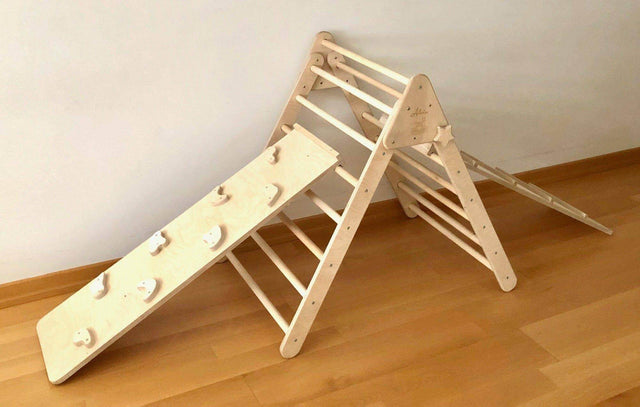 Foldable Climbing Triangle with 2 Ramps - Kidodido