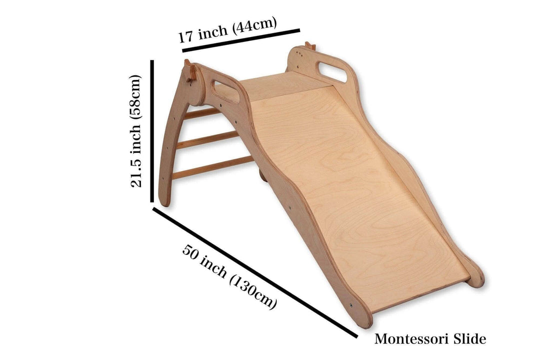 Foldable Slider Shop Wooden slide | Foldable Wooden Slide - Kidodido