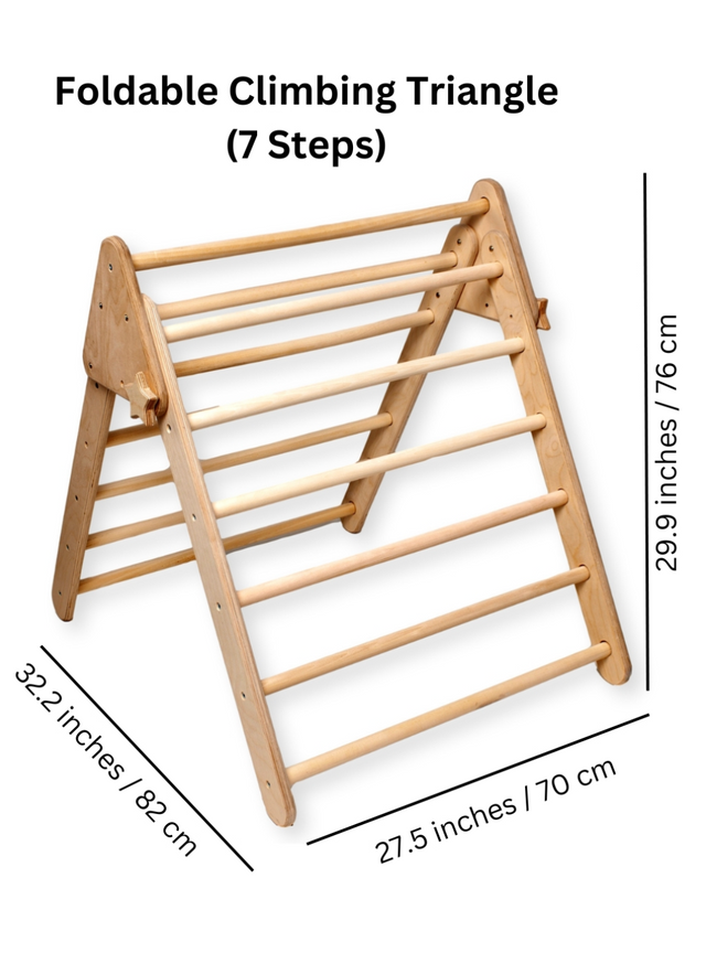 Montessori Indoor Playground | Pikler Triangle & Climbing Arch