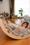 Montessori Climber Arch with Safari Pillow - Kidodido