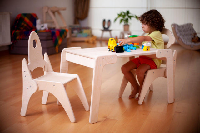 Montessori Table and Chair Set - Kidodido