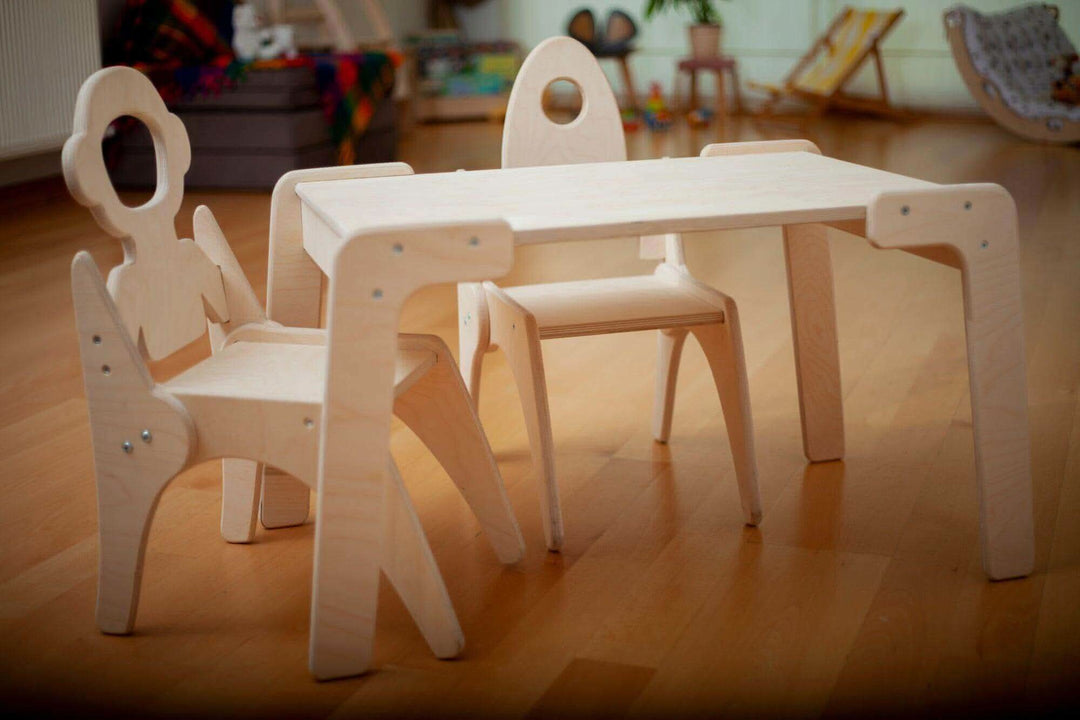 Montessori Table and Chair Set – Kidodido