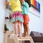 Twins Montessori Kitchen Stool - Wooden Step Stool