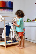 Montessori Wooden Kids Clothing Rack - Kidodido