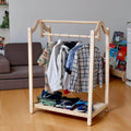 Montessori Wooden Kids Clothing Rack - Kidodido