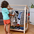 Montessori Wooden Kids Clothing Rack - Kidodido