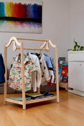 Montessori Wooden Kids Clothing Rack - Kidodido