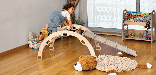 Climbing Arch Rocker with 2 Ramps Best Montessori Toy Kidodido