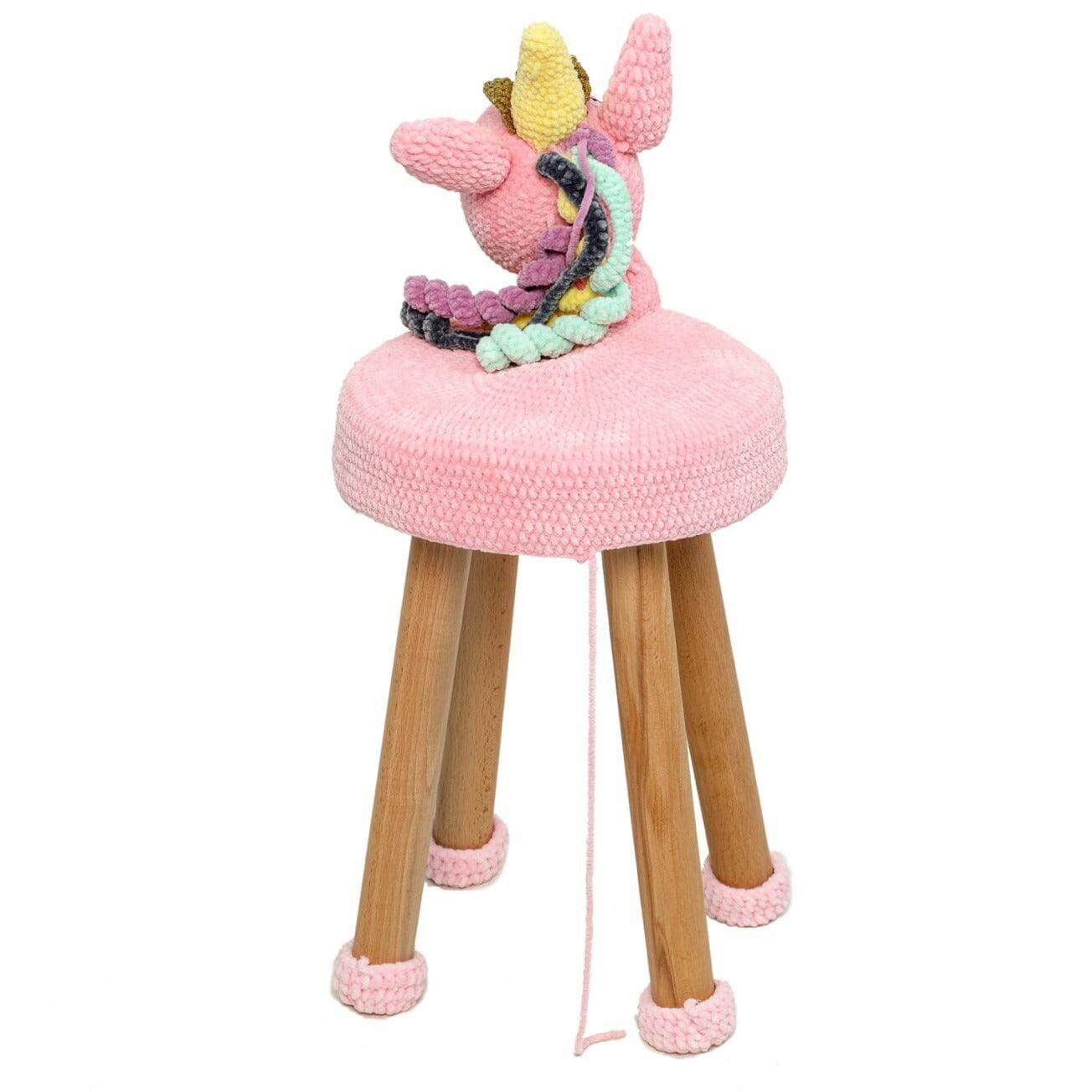 Unicorn Rug And Stool Set - Kidodido