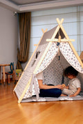 White Stars Play Tent and Play Mat - Kidodido