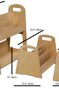 Wooden Bookshelf / Small Size - Kidodido