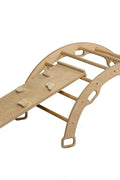 Wooden Climbing Arch Rocker with Ladder Ramp - Kidodido