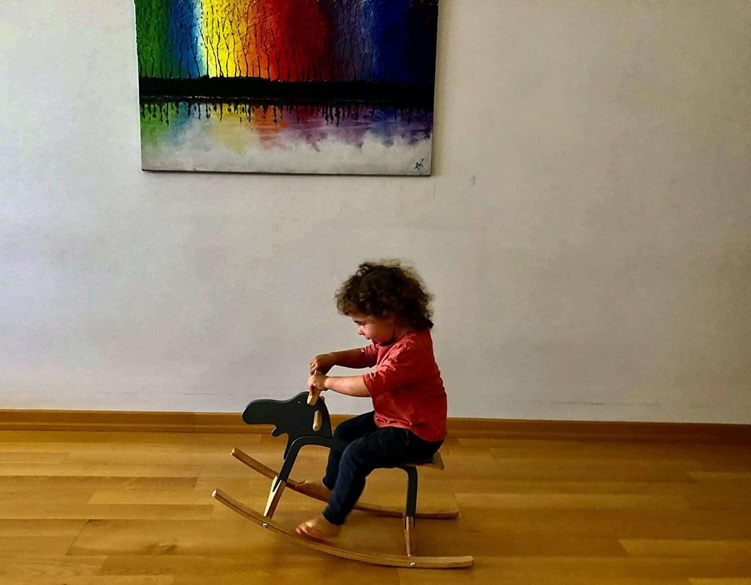 Wooden Deer Rocker - Kidodido