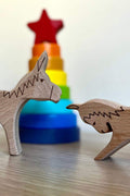 Wooden Farm Animals Set - Kidodido