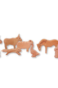 Wooden Farm Animals Set - Kidodido