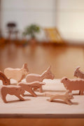 Wooden Farm Animals Set - Kidodido