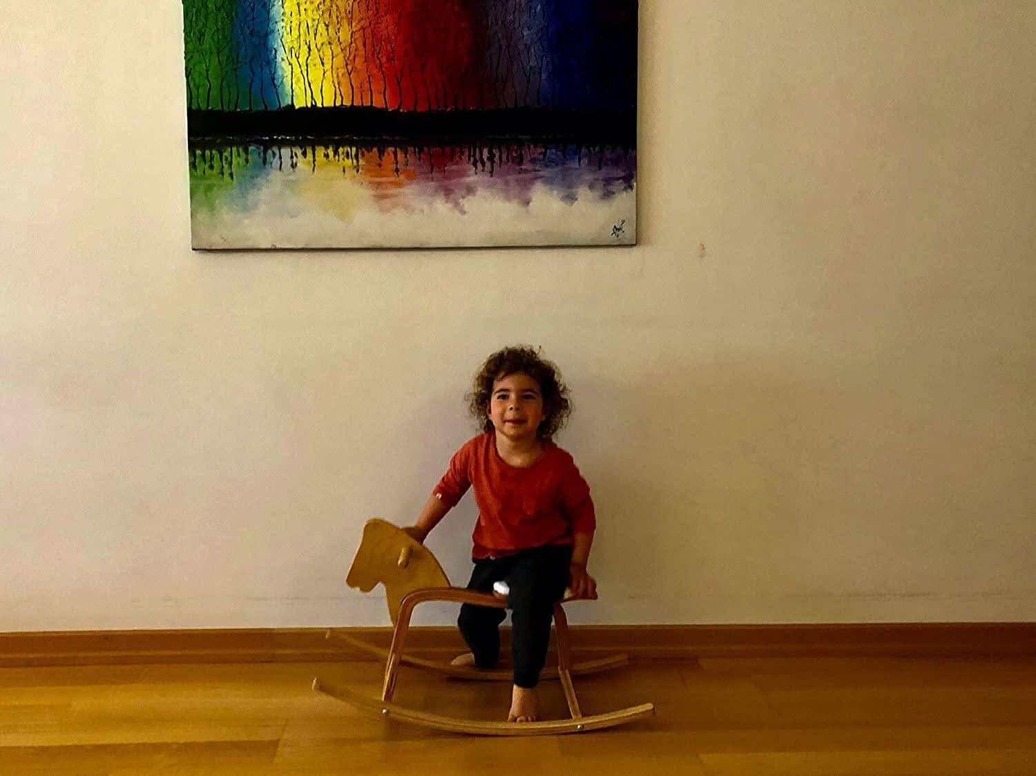 Wooden Horse Rocker for baby - Kidodido