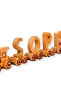 Wooden Letter Train Puzzle for Kids - Kidodido